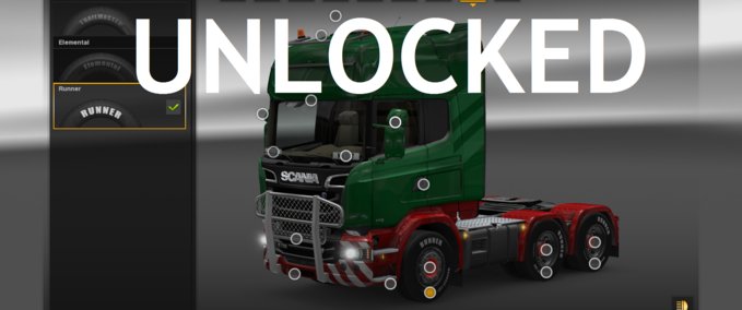 Trucks All Unlocker  Eurotruck Simulator mod