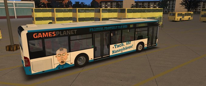 Bus Skins Fraenkel Fan Bus  OMSI 2 mod