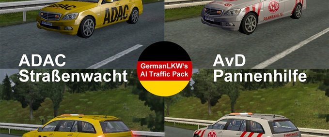 AI Deutsche Fahrzeuge   Eurotruck Simulator mod