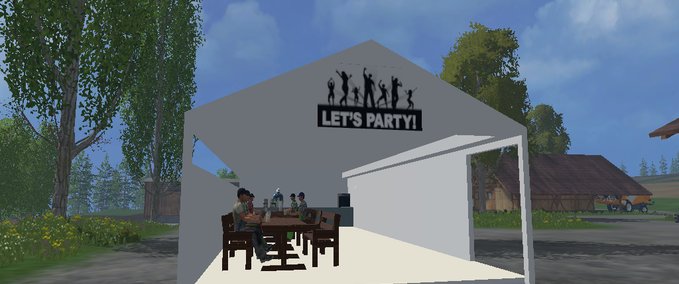 Platzierbare Objekte Party zelt Landwirtschafts Simulator mod