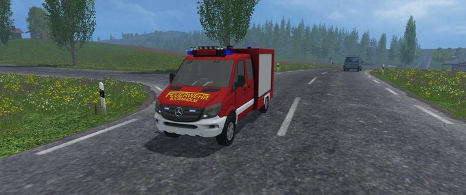 Feuerwehr Mercedes Sprinter 316 TSF Landwirtschafts Simulator mod