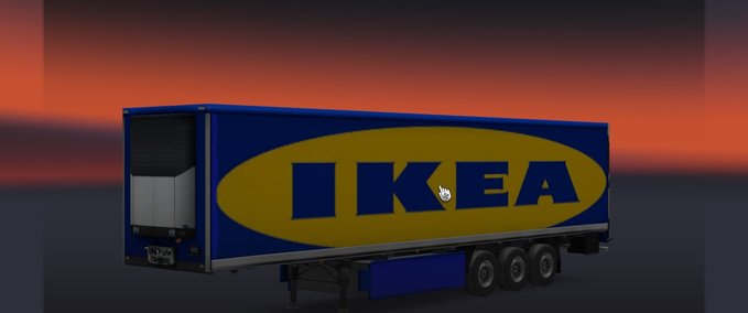 Skins IKEA Trailer  Eurotruck Simulator mod