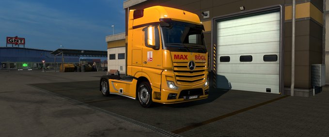 Skins Max Bögl  Actros MP4 Eurotruck Simulator mod