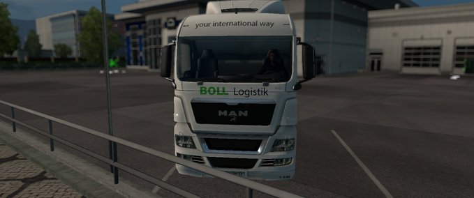 Skins BOLL Logistik MAN TGX XLX Eurotruck Simulator mod
