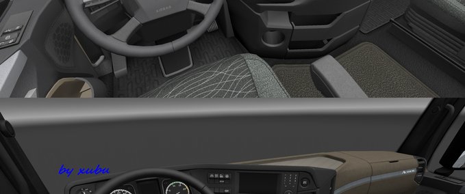 Interieurs New Mercedes Actros 2014 Darker  Eurotruck Simulator mod