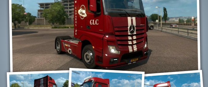 Skins GLC Skin Pack Mercedes Actros 2014 Eurotruck Simulator mod