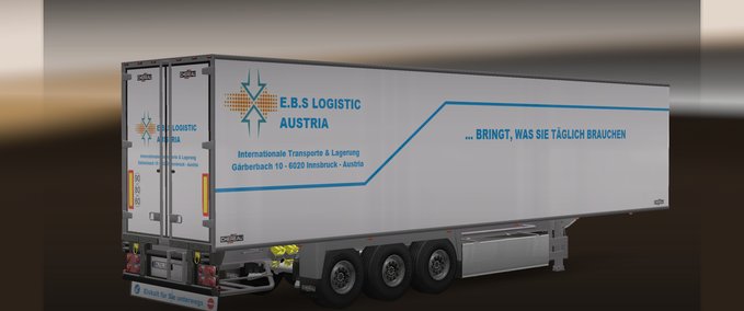 Standalone-Trailer EBS LOGISTIC AUSTRIA TRAILER Eurotruck Simulator mod