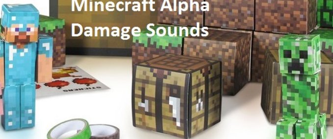 Texturen Packs Spieler Schaden Geräusche aus der Alpha Minecraft mod