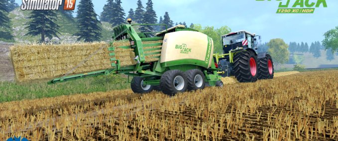 Pressen Krone BIG PACK 1290 XC HDP Classic Landwirtschafts Simulator mod