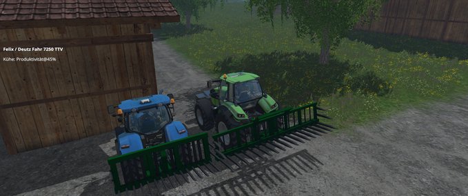 Sonstige Anbaugeräte Heckschiebegabel Landwirtschafts Simulator mod