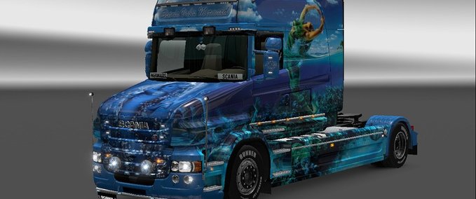 Skins Scania T Mermaids Eurotruck Simulator mod