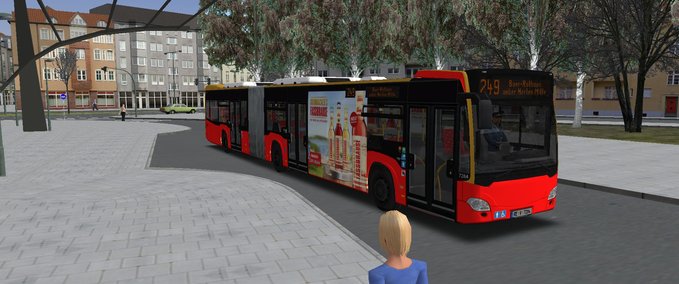 Bus Skins Repaint C2 Krombachers Fassbrause OMSI 2 mod
