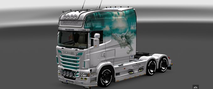 Skins Scania RS EXC Longline Sensation Eurotruck Simulator mod