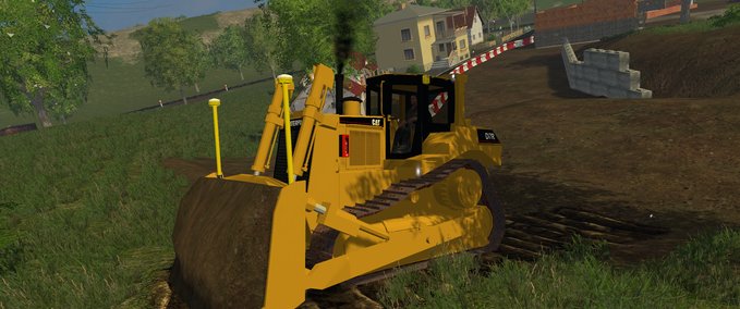 Bagger & Radlader Caterpillar D7R  Landwirtschafts Simulator mod
