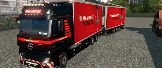 Trucks Mammoet MPIV Tandem  Eurotruck Simulator mod