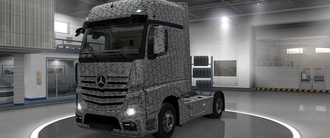 Skins Mercedes Actros 2014 Pre Produktion Eurotruck Simulator mod