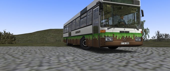 Bus Skins Minecraft für den O407 OMSI 2 mod