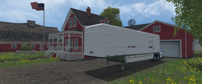 Auflieger US Old Cattle Trailer  Landwirtschafts Simulator mod