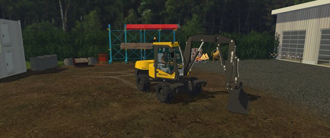 Bagger & Radlader Mecalac 12MTX  Landwirtschafts Simulator mod