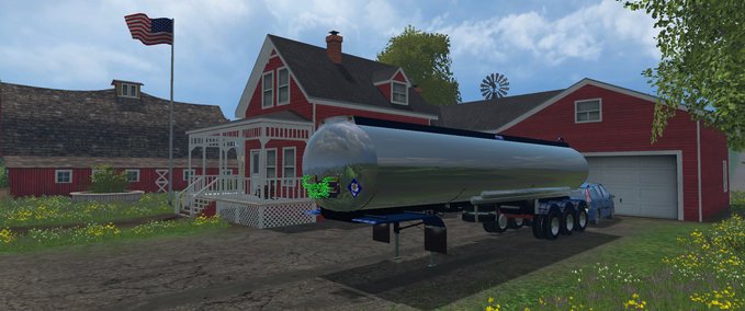 Auflieger US Water Trailer Landwirtschafts Simulator mod