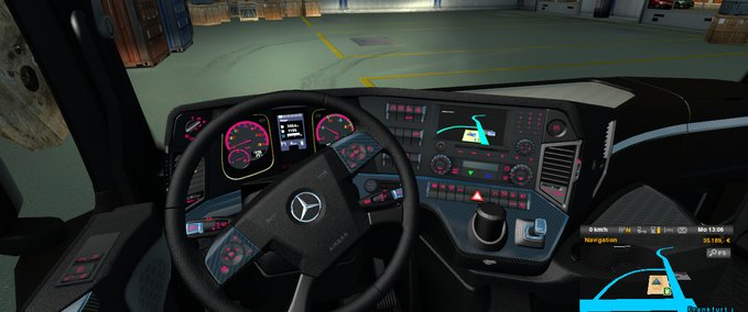 Interieurs Mercedes Benz MP4 Regenbogen  Eurotruck Simulator mod