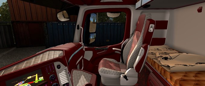 Interieurs Actros 2014 Interior  Eurotruck Simulator mod