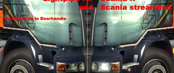 Sonstige Lichtbalken für Scania R und Streamline Kabine Eurotruck Simulator mod