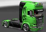 Grüner Drache Skin für Scania Streamline Mod Thumbnail