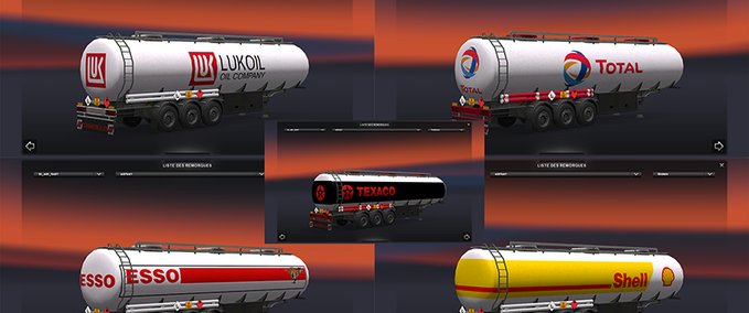 Standalone-Trailer Pack trailer fuel Eurotruck Simulator mod