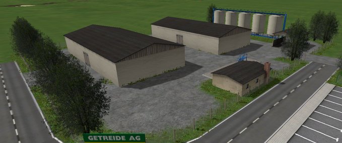 Gebäude GetreideAG Landwirtschafts Simulator mod