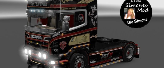 Skins TSM Scania Truck  Eurotruck Simulator mod