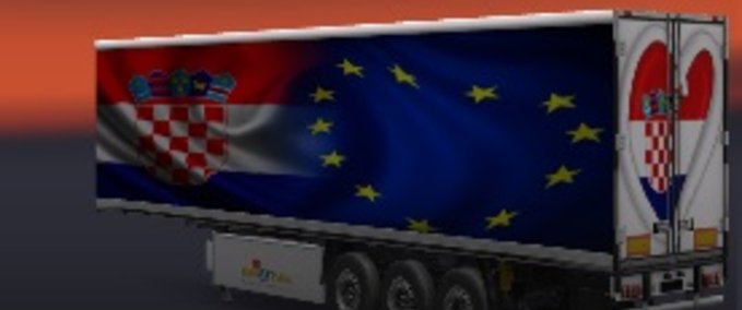 Skins Kroatischer trailer Eurotruck Simulator mod
