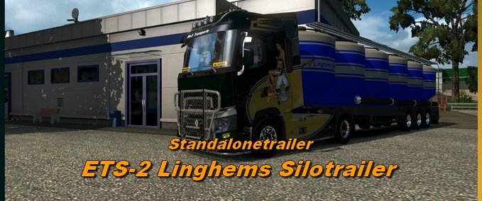 Standalone-Trailer Linghems Silotrailer  Eurotruck Simulator mod