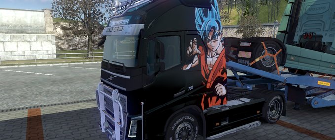 Skins DBZ  Eurotruck Simulator mod