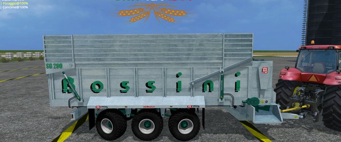 Miststreuer SAT Bossini SG200 DU 41.000 LT Landwirtschafts Simulator mod