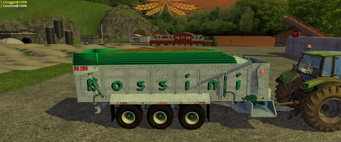 Miststreuer Bossini SG200 DU 26.000 LT Landwirtschafts Simulator mod