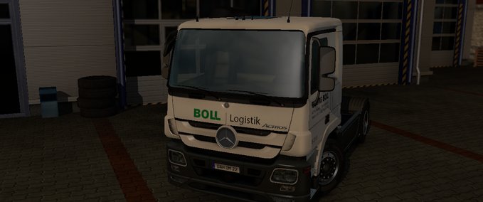 Skins BOLL Logistik Mercedes Eurotruck Simulator mod