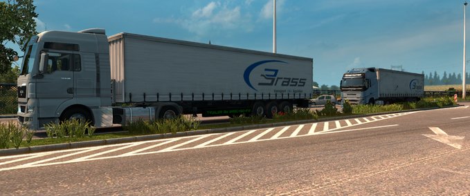 Standalone-Trailer Spedition Brass Trailer Eurotruck Simulator mod