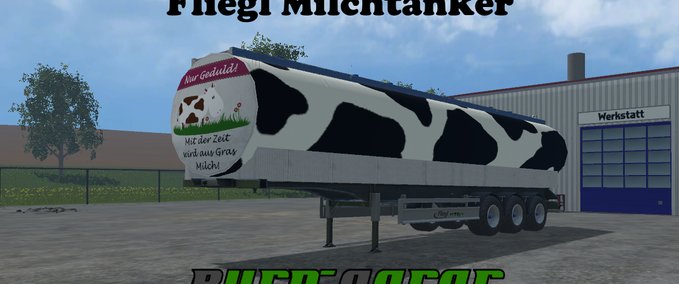 Trailers Fliegl Milk Tanker Euro Farm Farming Simulator mod