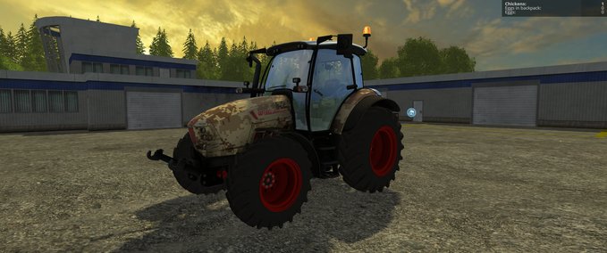 Sonstige Traktoren Hürlimann XM4Ti Camouflage Landwirtschafts Simulator mod
