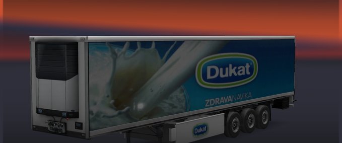 Trailer Dukat_prikolica Eurotruck Simulator mod