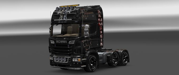 Scania Scania R Skin "Rammstein" Eurotruck Simulator mod