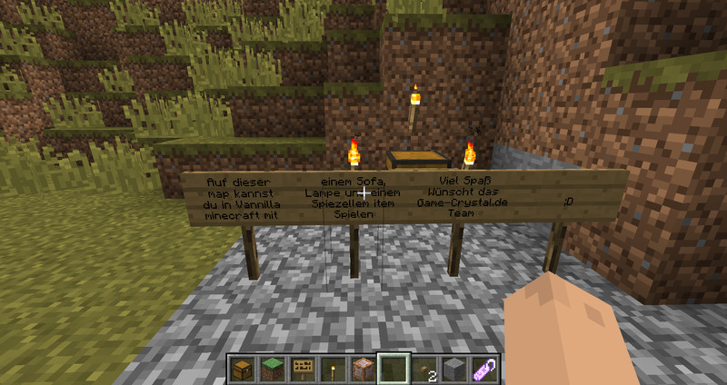 Minecraft: sofa, lamp in minecraft vanilla mc creations # 01 v 1.8 ...