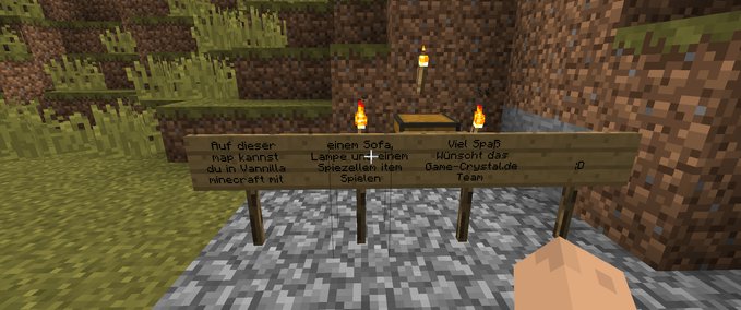 Maps Sofa,Lampe In Minecraft Vanilla MC creations #01 Minecraft mod
