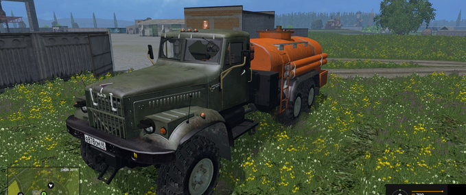 LKWs KrAZ fuel truck Landwirtschafts Simulator mod