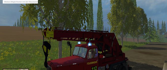 Feuerwehr Feuerwehr Kran Landwirtschafts Simulator mod