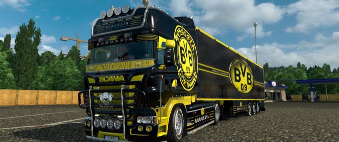 Skins Borussia Dortmund  Eurotruck Simulator mod