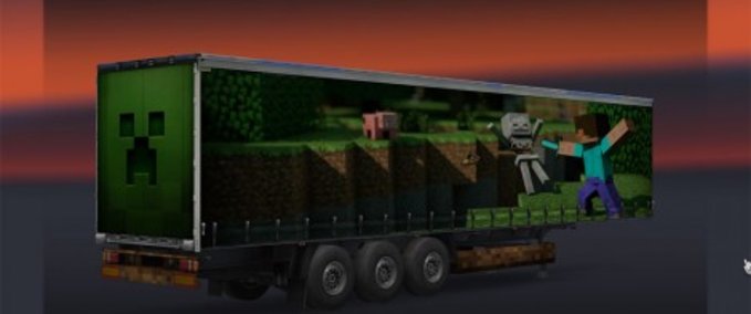 Trailer Minecraft Trailer Anhänger Eurotruck Simulator mod