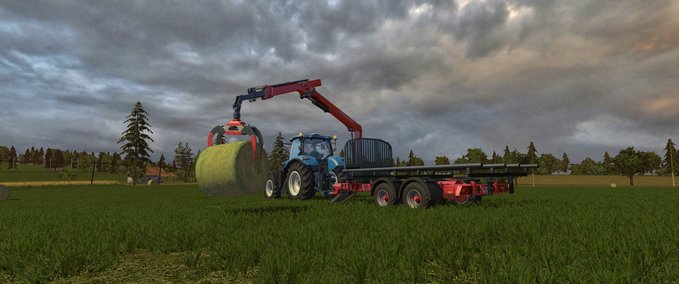 Ballentransport Stepa Ballentransportwagen  Landwirtschafts Simulator mod