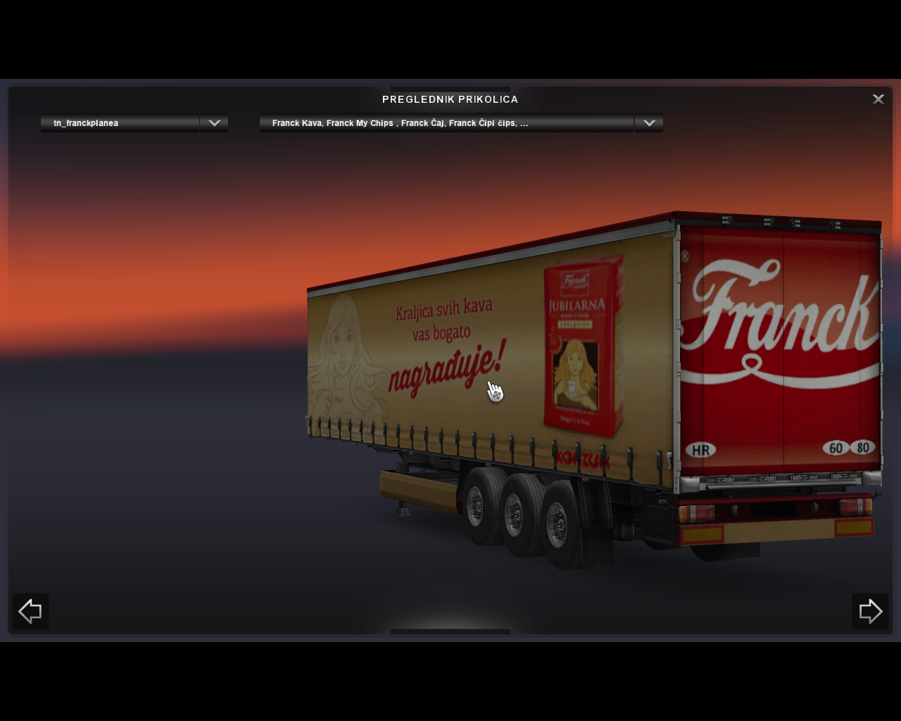 Franck Trailer tarp - Thumbnail 1